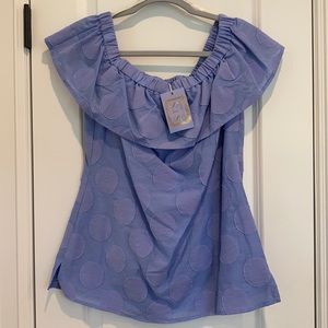 Sail to Sable Sz S Top NWT hydrangea